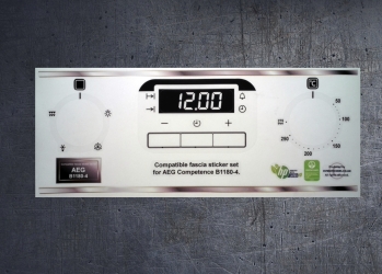 AEG COMPETENCE B1180-4 compatible sticker set. (image for) AEG COMPETENCE B1180-4 compatible sticker set.