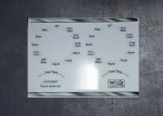 (image for) LG LSWS306ST compatible panel fascia sticker set.